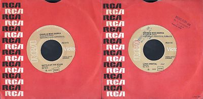 45 RPM Record Charlie Mike Sierra - Battle of the Stars / Lunar Orbital