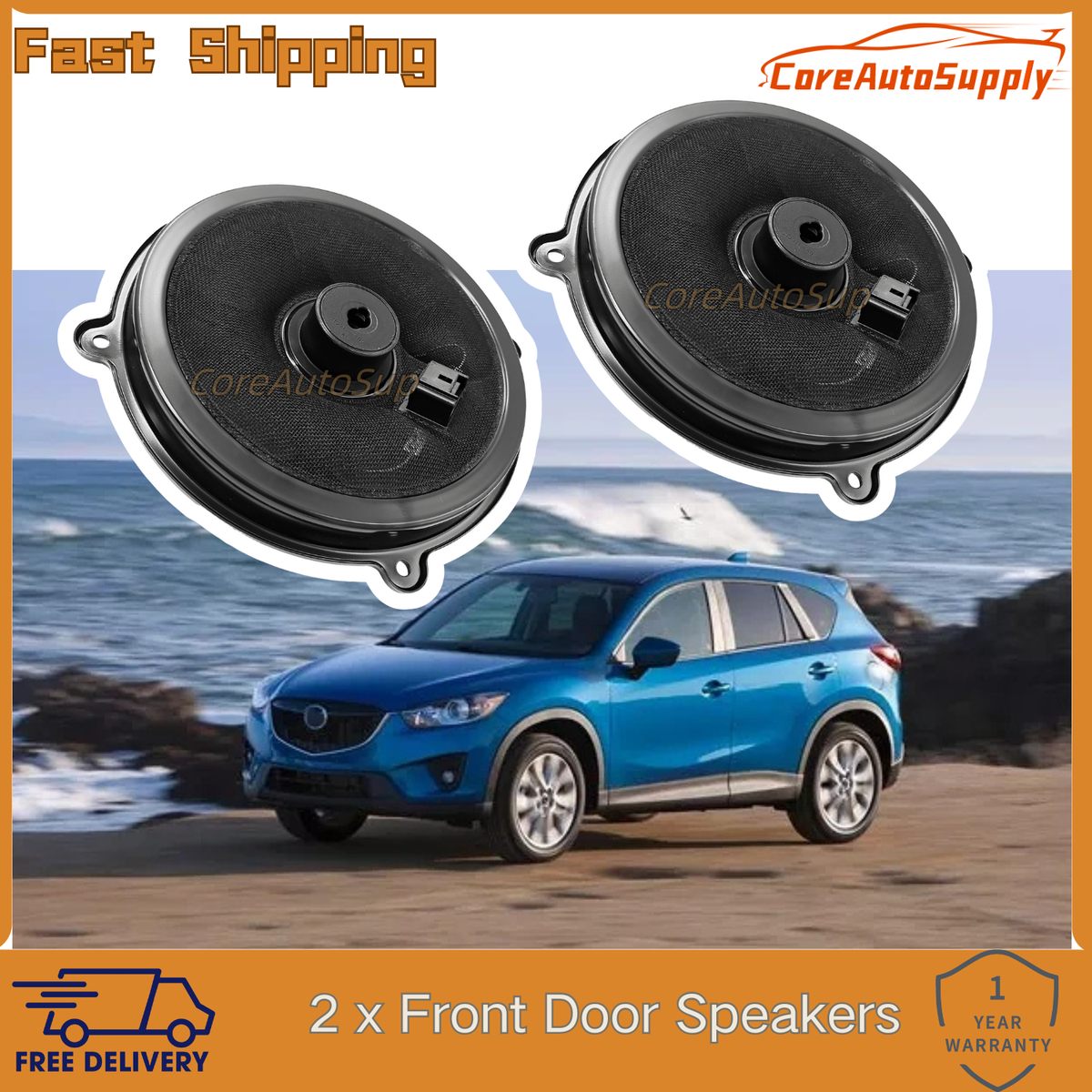 For 2013-2023 Mazda CX-5 CX-9 Front Door BOSE Speaker pcs