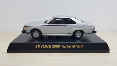 1/64 Kyosho NISSAN SKYLINE 2000 TURBO GT-ES SILVER diecast car