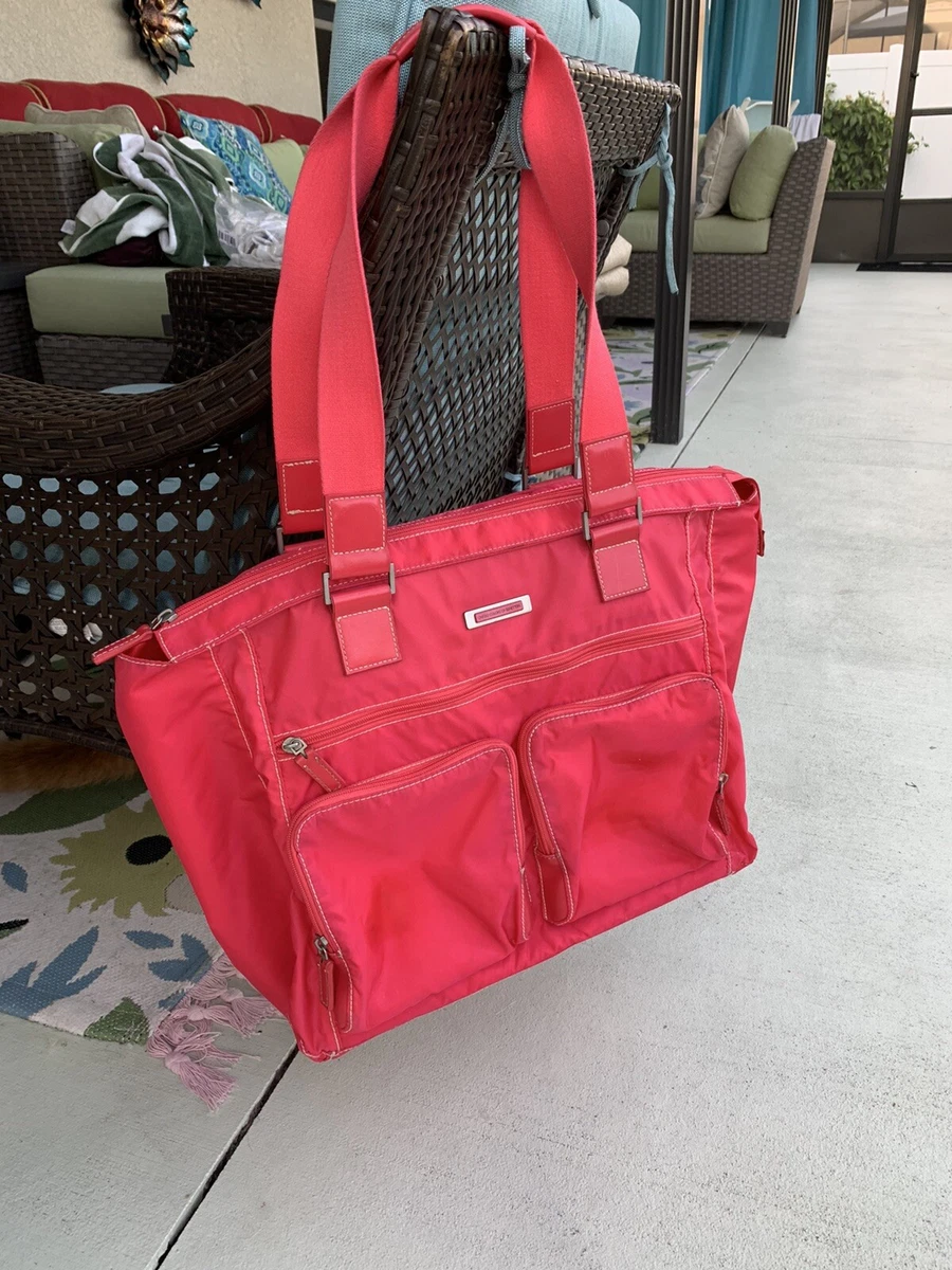 Benetton store red bag