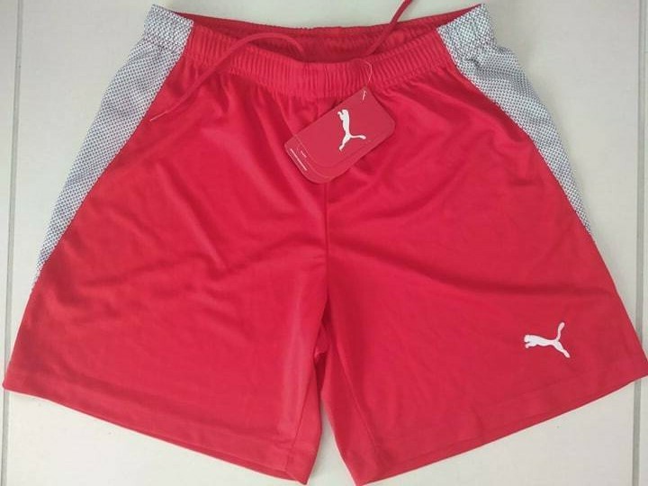 puma shorts red