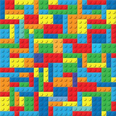 Cotton Building Construction Kids Toy Bricks Blocks Cotton Fabric Print D666.32