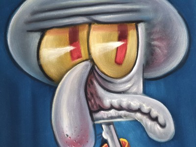 Sad Squidward Spongebob Diamond Painting 