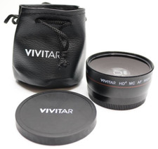 Vivitar 58mm Wide Angle MC AF HD4 Lens 2.2X Telephoto Converter Optics 1091120