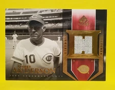 2004  Upper Deck SP Legendary Cuts Historic Swatches Sparky Anderson #HS-AN HOF