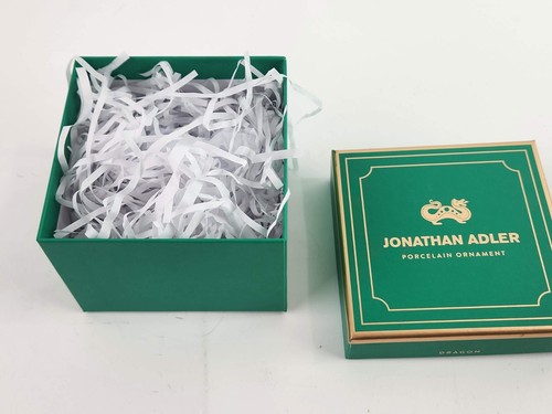 Dragón Oriental Jonathan Adler Porcelana Blanca Árbol de Navidad Adorno Nuevo con Caja - Imagen 6 de 8