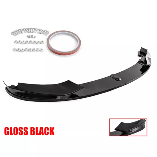 Gloss Black Front Splitter Lip For BMW 4Series F32 F33 F36 M Performance 2013-20 - Picture 3 of 15