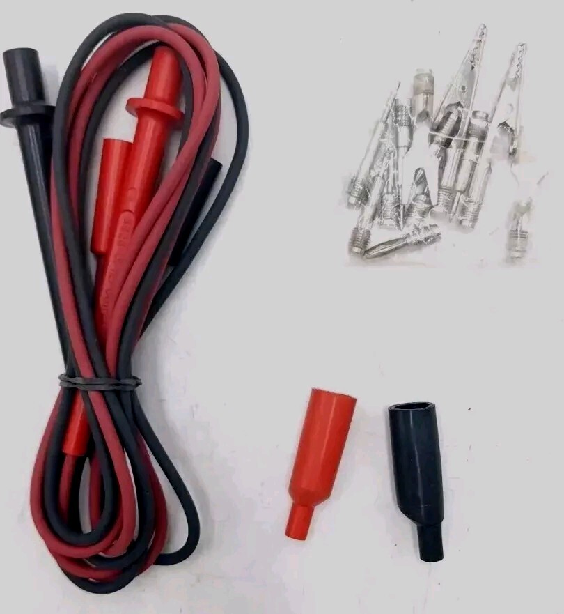 Test Lead Set 6625-01-121-0510 Red/Black Elwyn Mueller No. 62