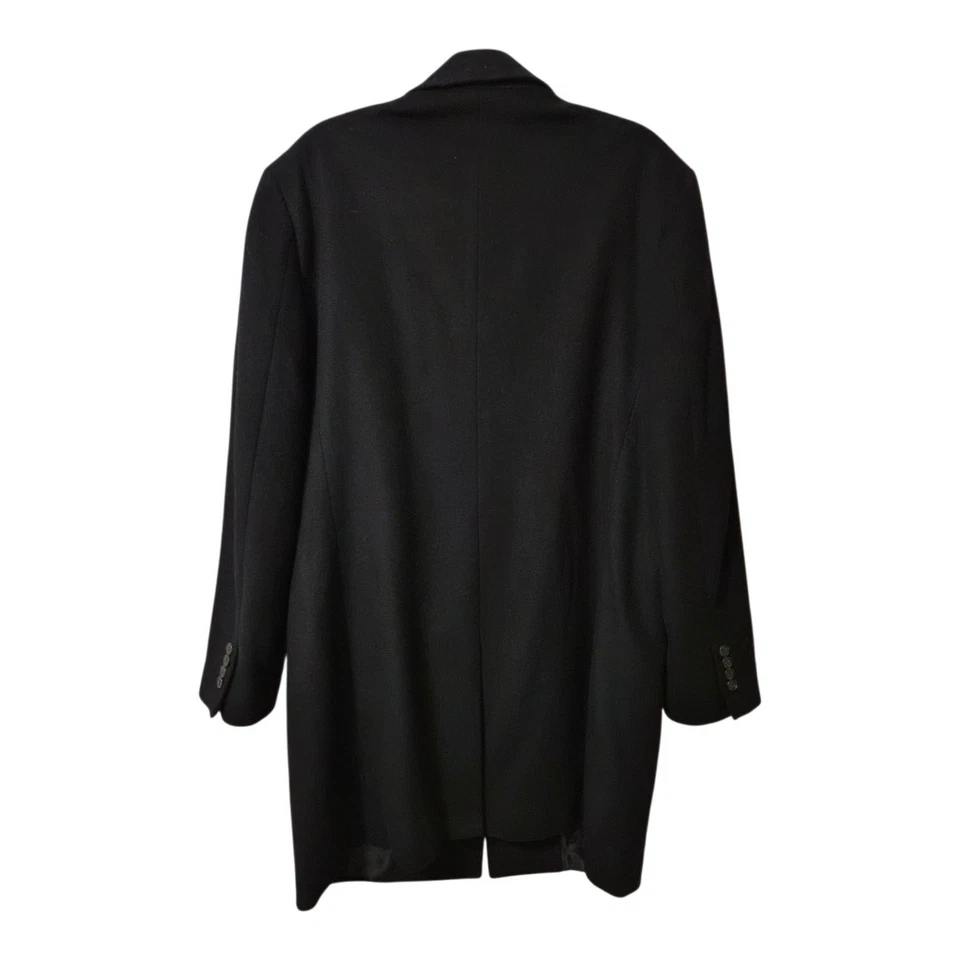 Lauren Ralph Lauren Men’s Wool Cashmere Blend Overcoat Black 3-Button Coat 44R - Image 2 of 4