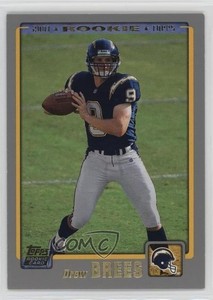 2001 Topps Drew Brees #328 Rookie RC