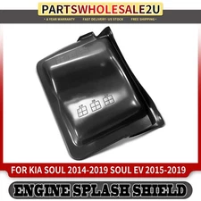 Left Vacuum Form Engine Splash Shield for Kia Soul 2014-2019 Soul EV 2015-2019