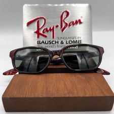 VINTAGE B L RAY-BAN W2945 Tortoise RECTANGULAR SUNGLASSES USA