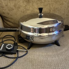 12" Tested Farberware Fry Pan Stainless Steel Vintage