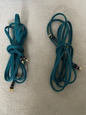 (3) Pair  Straight Wire Harmony Interconnect 4 meters, 3 meters, and 1 meter