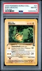 2000 POKEMON PIKACHU WORLD COLLECTION ITALIAN #27 BABY PIKACHU PSA 8