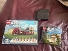 LEGO Trade Federation Troop Carrier 40686 Complete Set, poly bag 30680, and coin