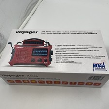 Kaito KA500 Voyager Solar Crank Battery Shortwave Emergency Alert NOAA Radio