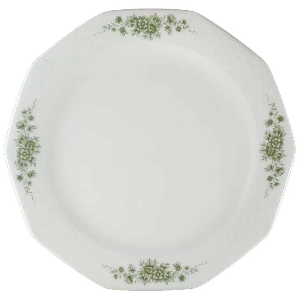 6er Set Kuchenteller Dessertteller Frühstücksteller Winterling Röslau grüne Blum - Bild 2 von 4