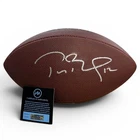 Tom Brady Autographed Football Patriots Buccaneers Signed Full Size Ball COA
