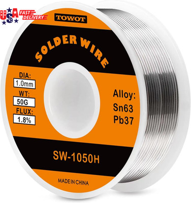 63-37 High Purity Tin Lead Rosin Core Solder Wire for Electrical Soldering, Cont