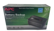 NEW - APC Back-UPS 650 BE650G1 650VA 390W 8-Outlet Battery Backup System