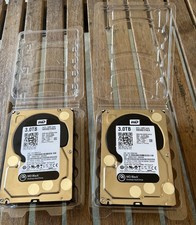 2 Western Digital WD3001FAEX-00MJRA0 3TB WD Black 3.5" SATA 64MB 7200RPM Erased