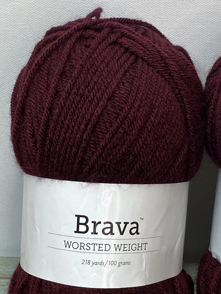 Knit Picks Brava Worsted yarn,  Color: Currant 2 Skeins - Image 2 of 4