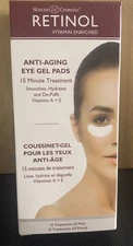 Skincare Cosmetics Retinol Treatment Eye Gel Pads 10 Pairs Smoothes Hidrates