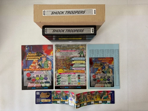 Snk Neo Geo Shock Troopers Mvs Full Kit Matching Nmint Cond 100% Genuine SNK