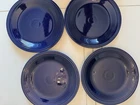 Lot of (4) Fiestaware Cobalt Blue Dinner Plates • 10.5”