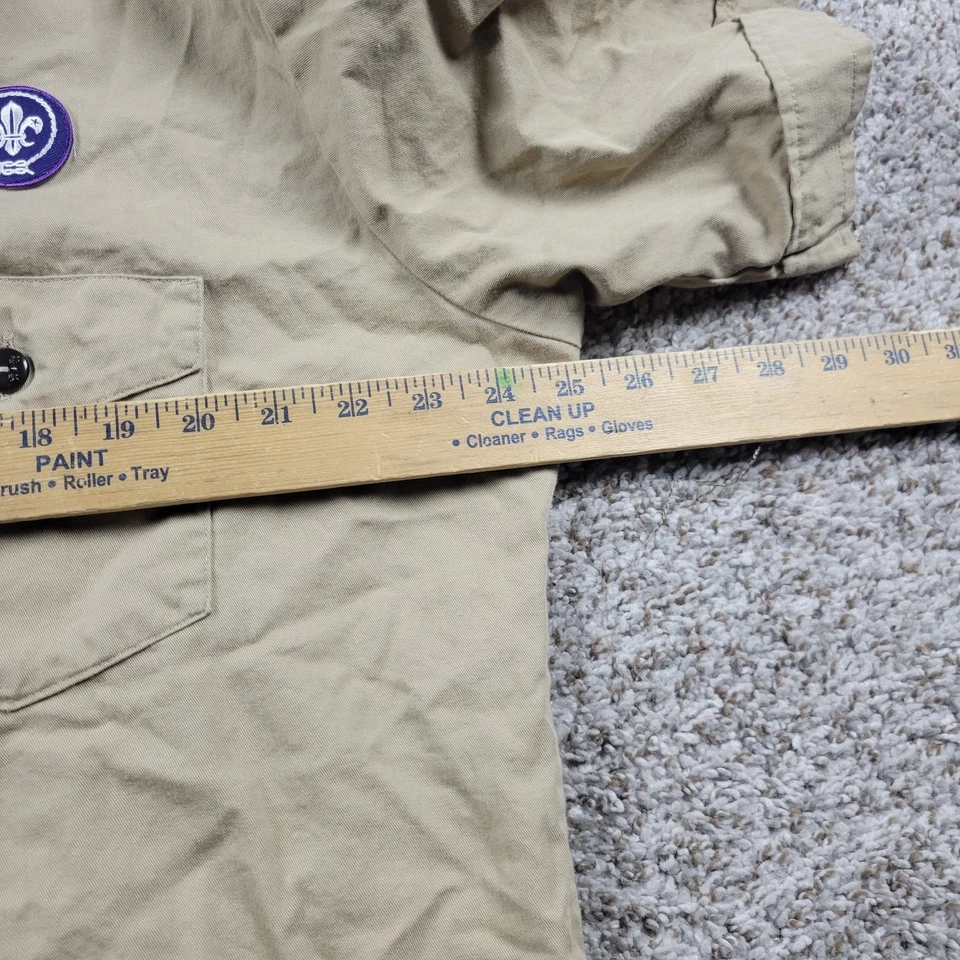 Boy Scouts of America BSA Shirt Mens XL Button Up Short Sleeve 100% Cotton - Image 4 of 4