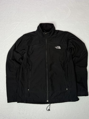 #ad The North Face Chromium Thermal Jacket Black Soft Shell Fleece Lined Men’s M $85.49