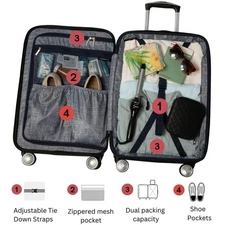 Ricardo Beverly Hills Anchor Bay Hardside Expandable 21 in Carry-on Spinner