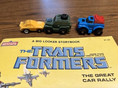 Tanaka Generation 1 Mini Transformers G1 Vintage Figures Lot Of 3