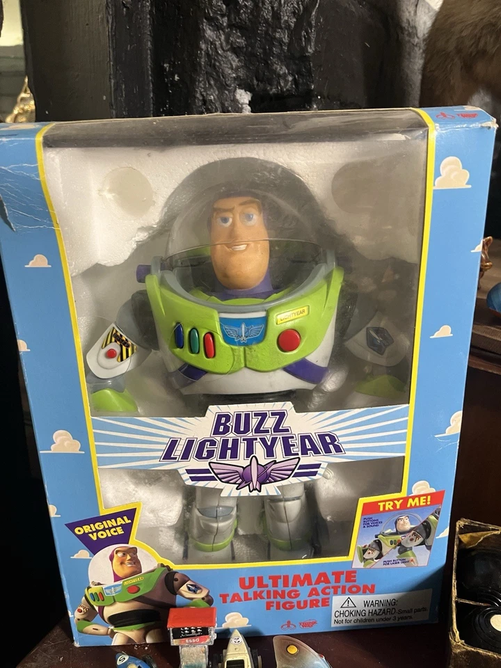 Original Vintage Disney Toy Story 1995 Buzz Lightyear Action Figure No62809