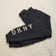 DKNY Sport Women's Pants Size Small Black Leggings With Logo