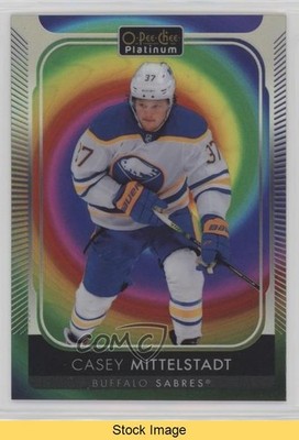 2021-22 O-Pee-Chee Platinum Rainbow Color Wheel Casey Mittelstadt #65 READ 0qr0