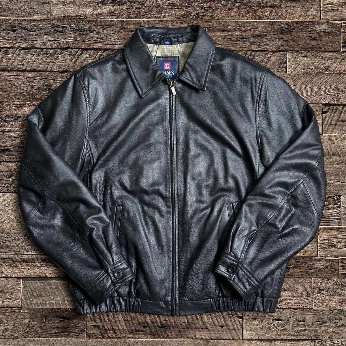 Chaps Leather Jacket products for sale | eBay