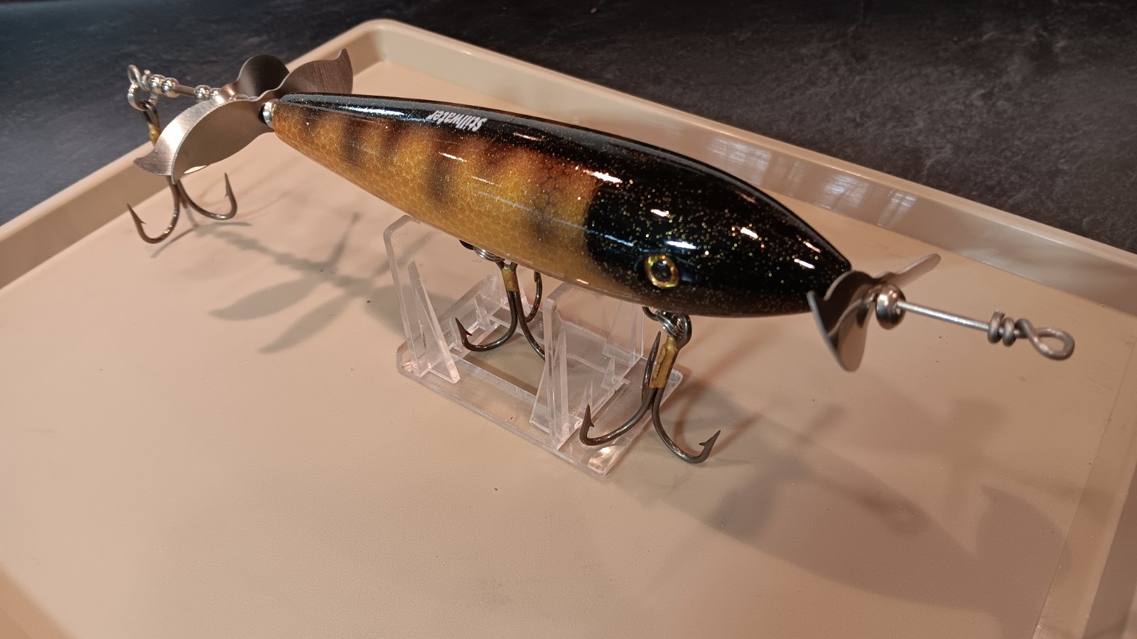 SENNETT STILLWATER "WALLEYE" Musky Muskie Pike Fishing Lure Crankbait Topwater - Image 3