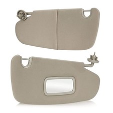 Beige Driver Left  Passenger Right Side Sun Visor Replacement Compatible with