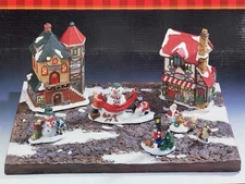Share The Joy “Cobblestone Base” For Lighted Village Houses And Accessories