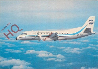 Ansichtskarte:-SWEDAIR SAAB SF.340 SE-ISB [AEP]