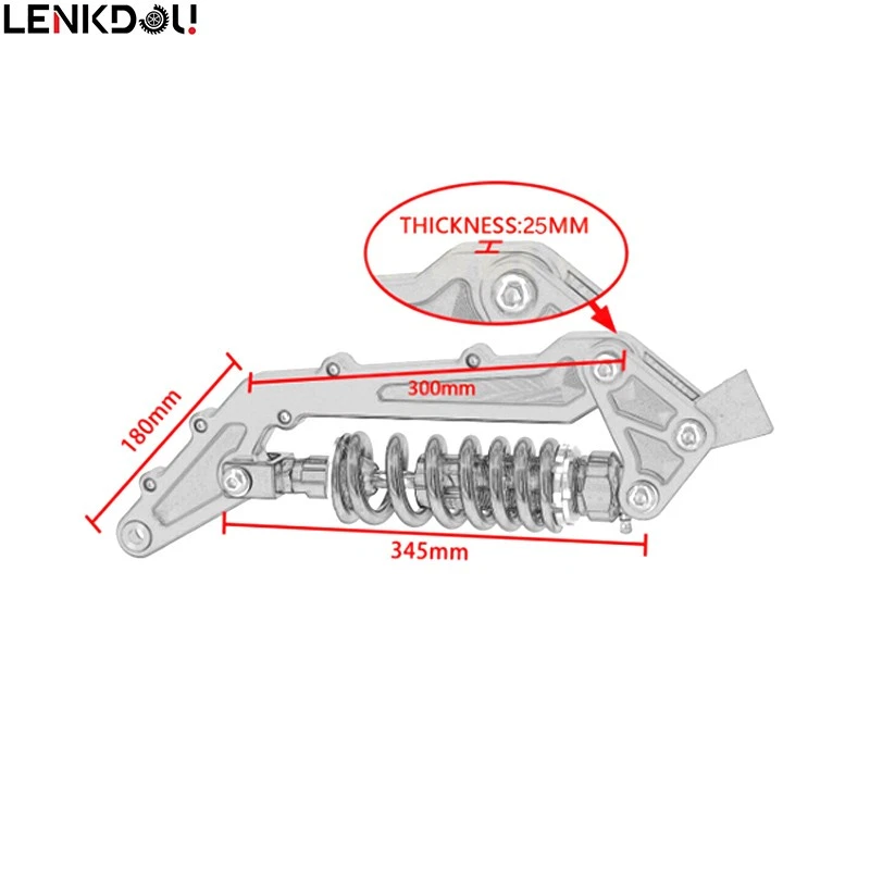 Kit de suspensión amortiguadores traseros moto 350mm para BMW K75 K100RS K1100  Foto 3 de 4