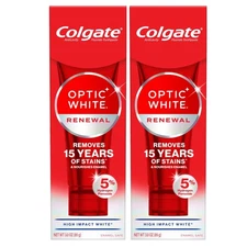 Colgate Optic White Pro Series High Impact White Toothpaste 3oz (Lot of 4)