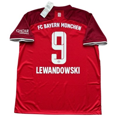 2021/22 Bayern Munich Home Jersey #9 Lewandowski XL adidas