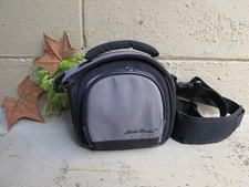 90’s Vintage Eddie Bauer Film Digital Camera Case Clean w/Strap 7"x7"