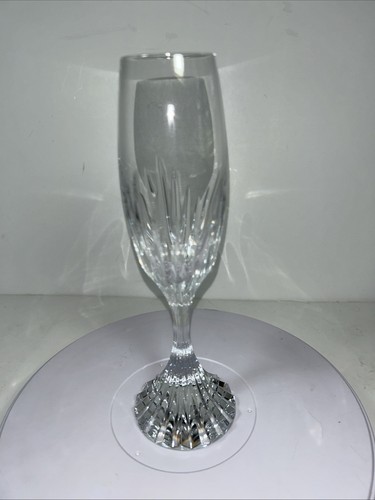 2 FLAUTO CHAMPAGNE BACCARAT CRYSTAL MASSENA 8,5" FIRMATO - Foto 1 di 6