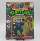 TMNT Panda Khan 1990 Playmates Light Grey Face Unpunched MOC Sealed Vintage