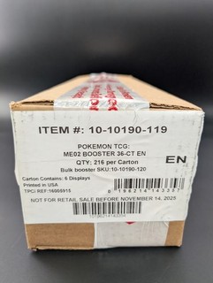 Pokemon Mega Evolution Phantasmal Flames ME02 Booster 6 Box Case Sealed #1