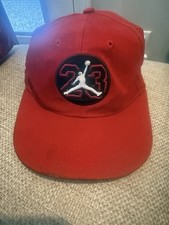 Jordan 23 Boys Red Youth Baseball Cap Hat Stretch 4-7 Michael Jordan